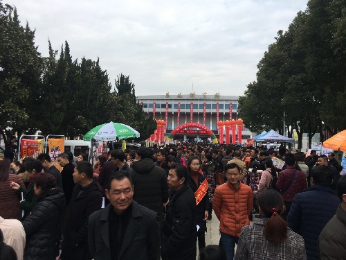 湖北應(yīng)城：2018“春風行動”現(xiàn)場火爆