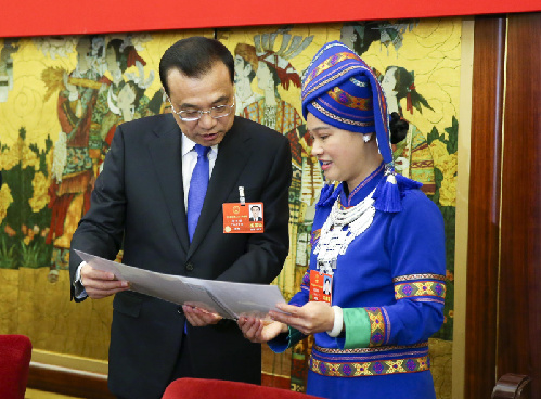 李克強參加廣西代表團審議