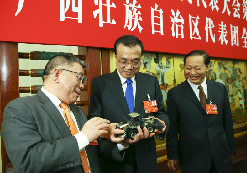 李克強參加廣西代表團審議