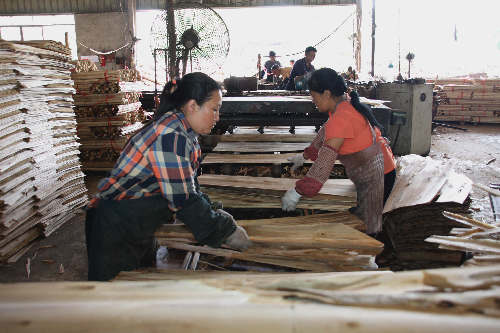 廣西恭城：嘉會(huì)鎮(zhèn)“扶貧車間”助脫貧