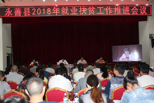 云南省永善縣召開(kāi)2018年就業(yè)扶貧工作推進(jìn)會(huì)