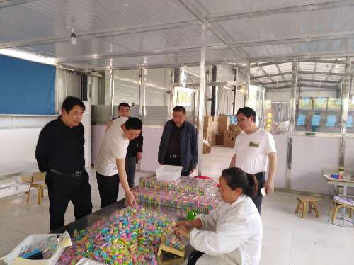 安徽界首：東城街道就業(yè)扶貧車間送崗位到家門口