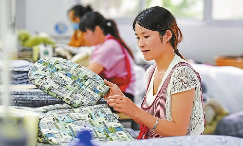 山東省郯城縣家門口就業(yè)助農(nóng)民增收